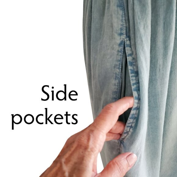 Free People New Romantics Sexy Dust Drag Jumpsuit Mermaid Blue Green S - Picture 7 of 16